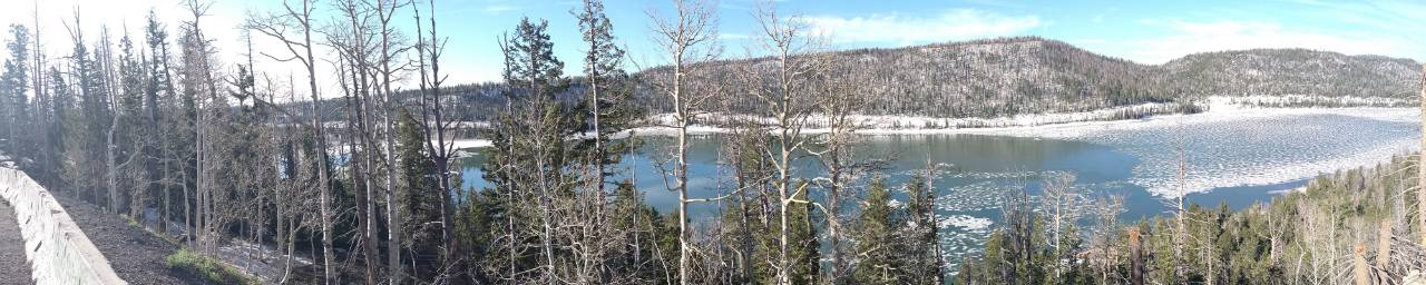 Navajo Lake near the headwaters of the Virgin River, Utah